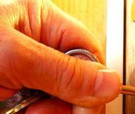 Замена входных замков - модель 3