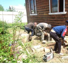 Замена винтовых свай - вариант 3