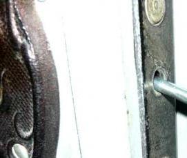 Замена замка на китайской входной двери - тип 1