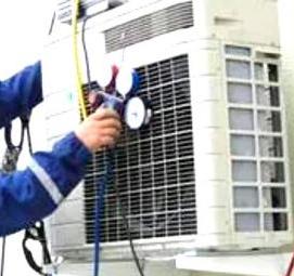 Заправка мобильного кондиционера - модель 1