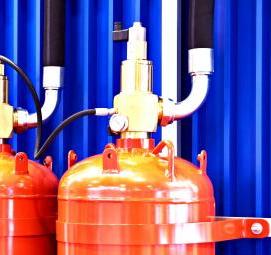 Заправка модулей газового пожаротушения - модель 3