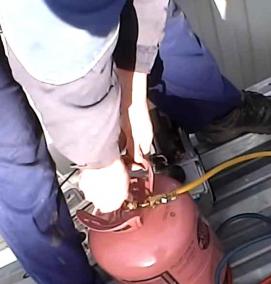 Заправка сплит системы фреоном - тип 4