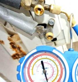 Заправка сплит системы фреоном - тип 3