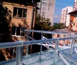 Защитное ограждение кровли - вариант 4