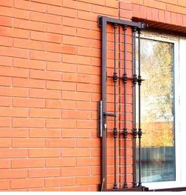 Защитные решетки на окна - вариант 4