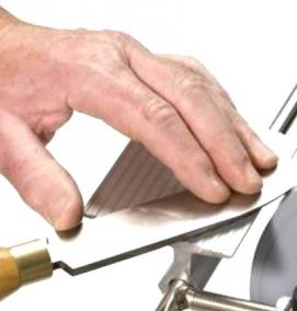 Заточка ножей для бура зимней - модель 2