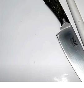 Заточка ножей под углом - модель 2