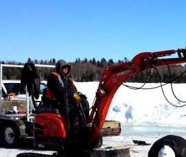 Завинчивание винтовых свай - тип 3