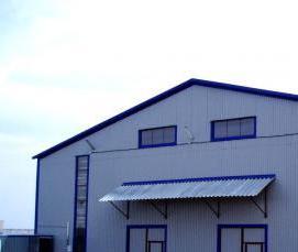 Здание склада из металлоконструкций - модель 1