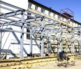 Здание склада из металлоконструкций - модель 3