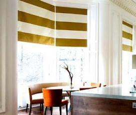 Зеленые рулонные шторы - вариант 4