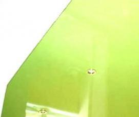 Зеленый натяжной потолок - модель 1