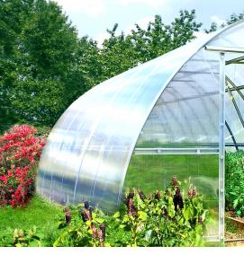 Зеленый поликарбонат для теплицы - вариант 2