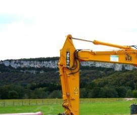 Земляные работы экскаватором - вариант 3