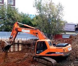 Земляные работы строительного объекта - тип 3