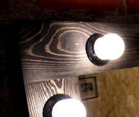 Зеркало с подсветкой напольное на колесиках - тип 1