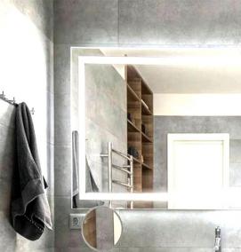 Зеркало с подсветкой по периметру в ванную - тип 3
