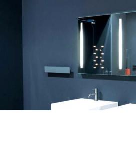 Зеркало в ванную сенсорное с музыкой - тип 2