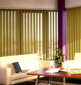 Жалюзи на панорамные окна - тип 4