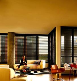 Жалюзи на панорамные окна - тип 2