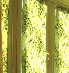 Жалюзи тканевые на окна - вариант 3