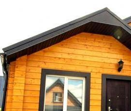 Железная имитация бруса - модель 1