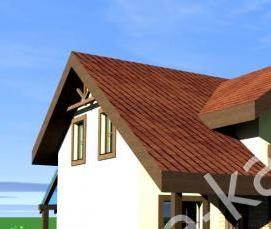 Железная имитация бруса - модель 2