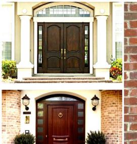 Железные двери входные для частного дома - вариант 4