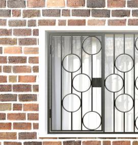 Железные решетки на окна - тип 4