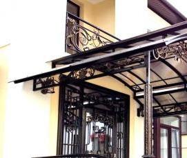 Железные рольставни на двери - тип 3