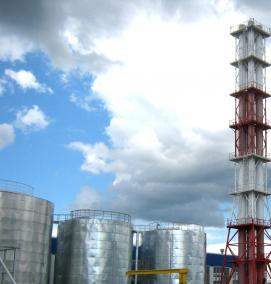 Железобетонные дымовые трубы - модель 1