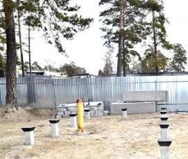 Железобетонные сваи для фундамента - вариант 2