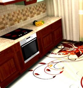 Желтый линолеум - модель 1