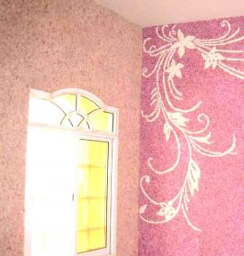 Жидкие обои однотонные - тип 3