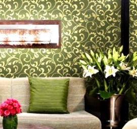 Жидкие обои шелкография - модель 2