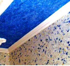 Жидкие потолочные обои - модель 2