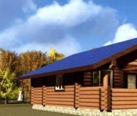 Жилой сруб - модель 2