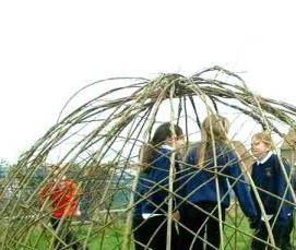 Живые беседки для дачи - вариант 1