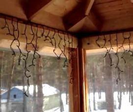 Зимняя беседка для дачи - тип 1