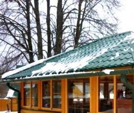 Зимняя беседка с барбекю - тип 1