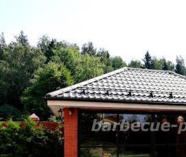 Зимняя беседка с барбекю - тип 2