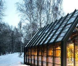 Зимняя теплица углубленная - вариант 4