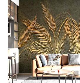 Золотые фотообои - модель 1