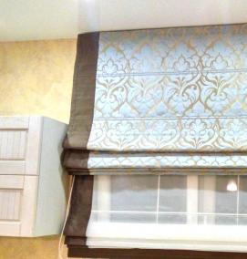 Золотые рулонные шторы - тип 3